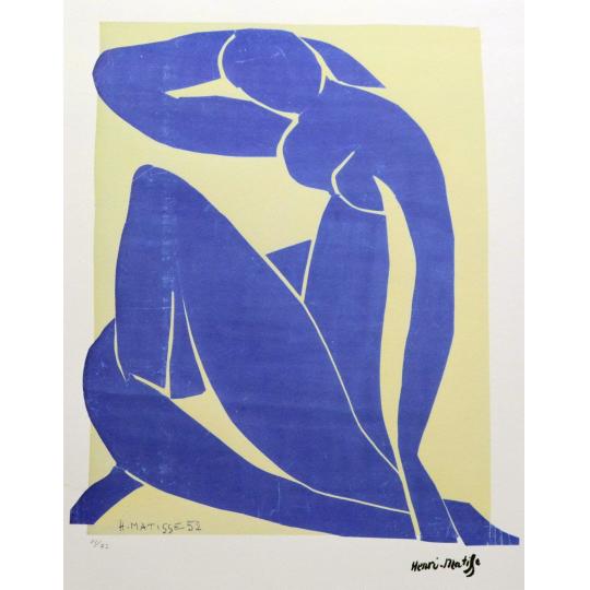 Nud albastru - Henri Matisse