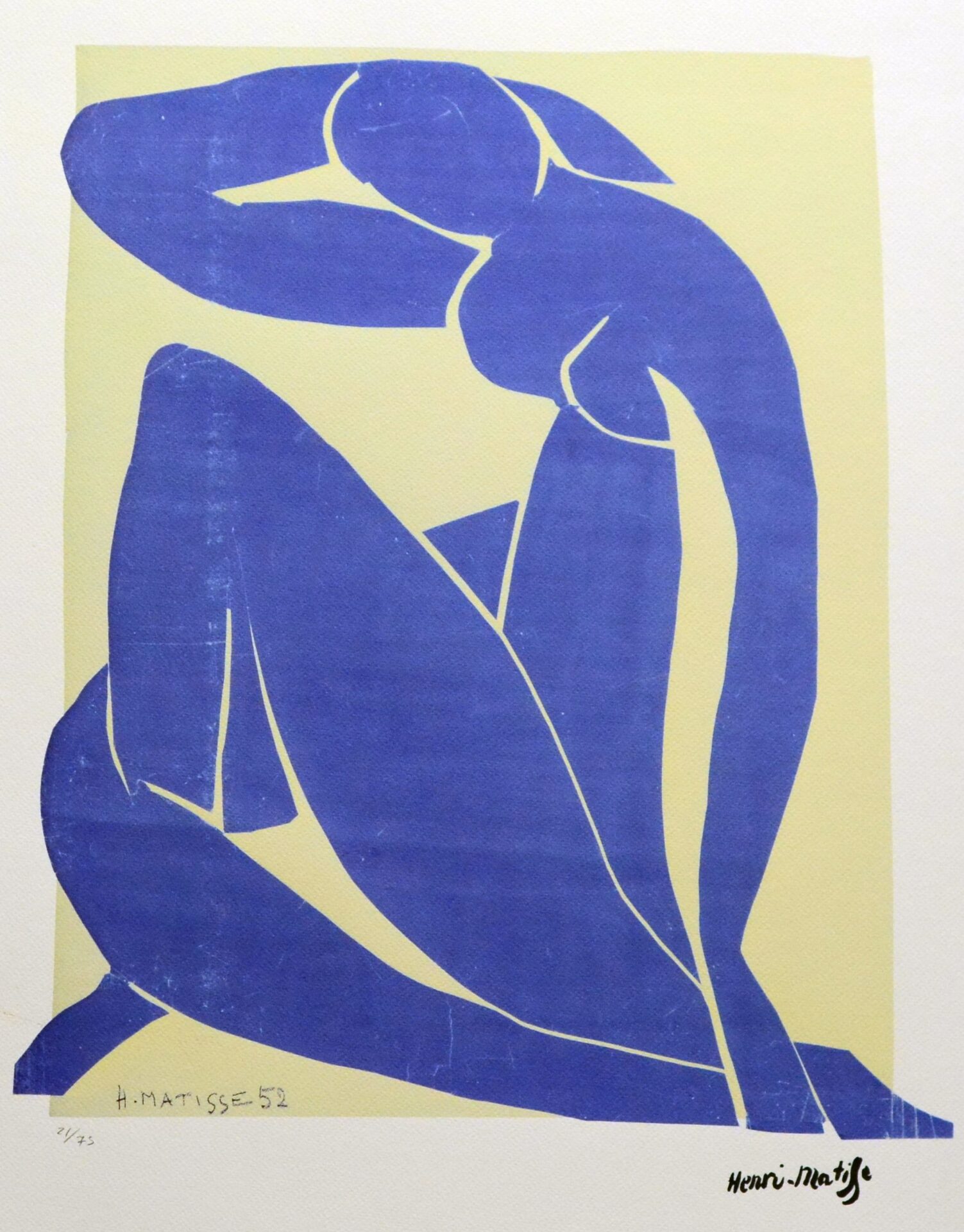 Nud albastru - Henri Matisse – AlexisART.ro