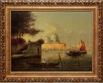 Bazilica Sf. Marcu vazută din lagună venețiană - Antoine Bouvard - imagine 2
