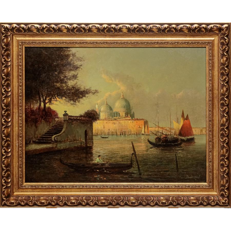 Bazilica Sf. Marcu vazută din lagună venețiană - Antoine Bouvard - imagine 2