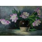 Vază cu bujori - Isachie Popescu