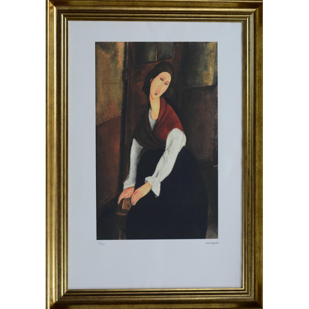 Portretul doamnei Jeanne - Amedeo Modigliani - imagine 2