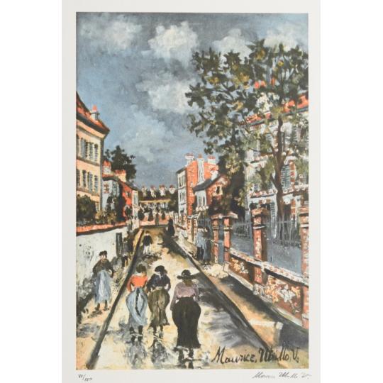 Stradă din Montmartre - Maurice Utrillo