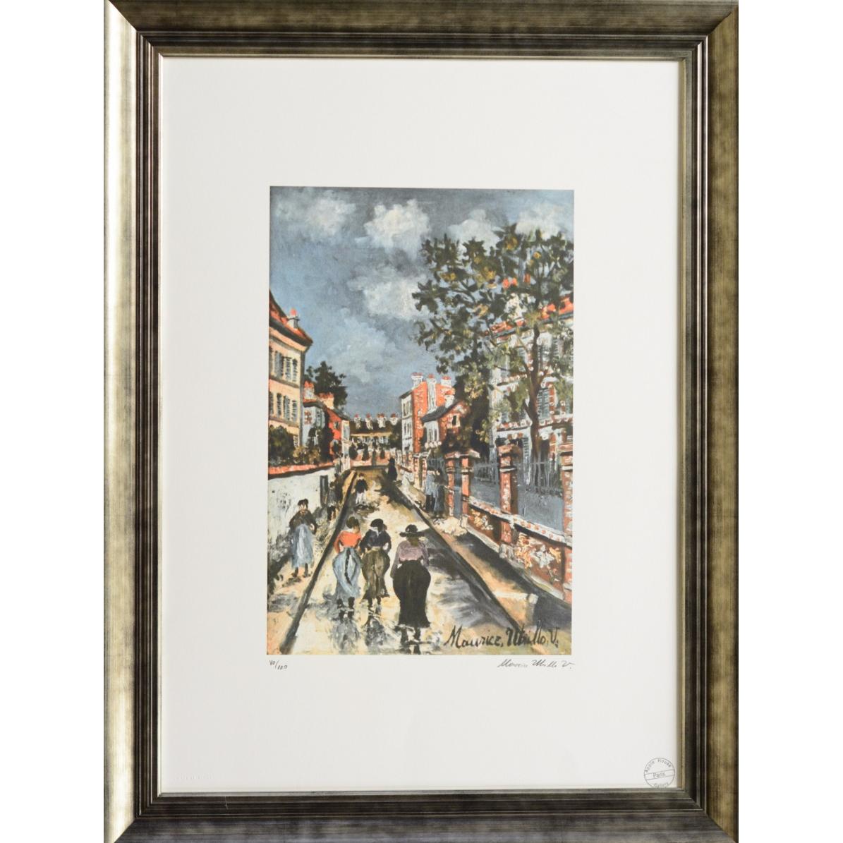 Stradă din Montmartre - Maurice Utrillo - imagine 2