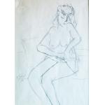 Nud pe canapea- Vasile Grigore