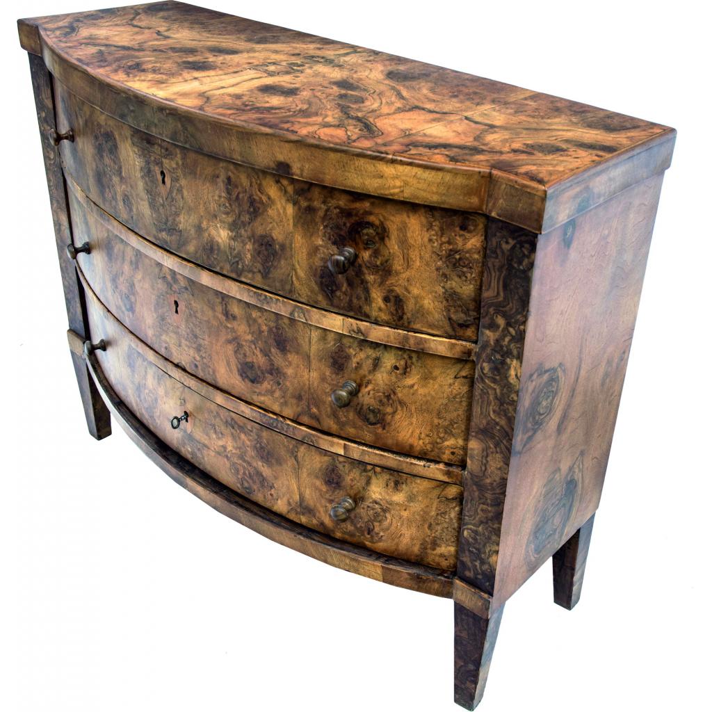 Comoda 3 sertare Biedermeier - imagine 2