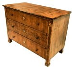 Comoda 3 sertare Biedermeier - imagine 3