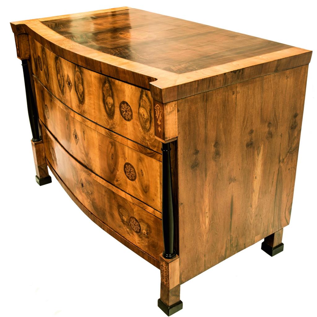 Comoda 3 sertare Biedermeier - imagine 2