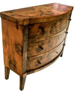 Comoda 3 sertare Biedermeier - imagine 3