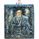 Icoană Ierarh Nicolae - eboșă sec 20