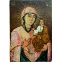 Icoană Maica Domnului cu Pruncul - sec 19