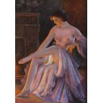 Nud lângă șemineu - Samuel Bogdanovici