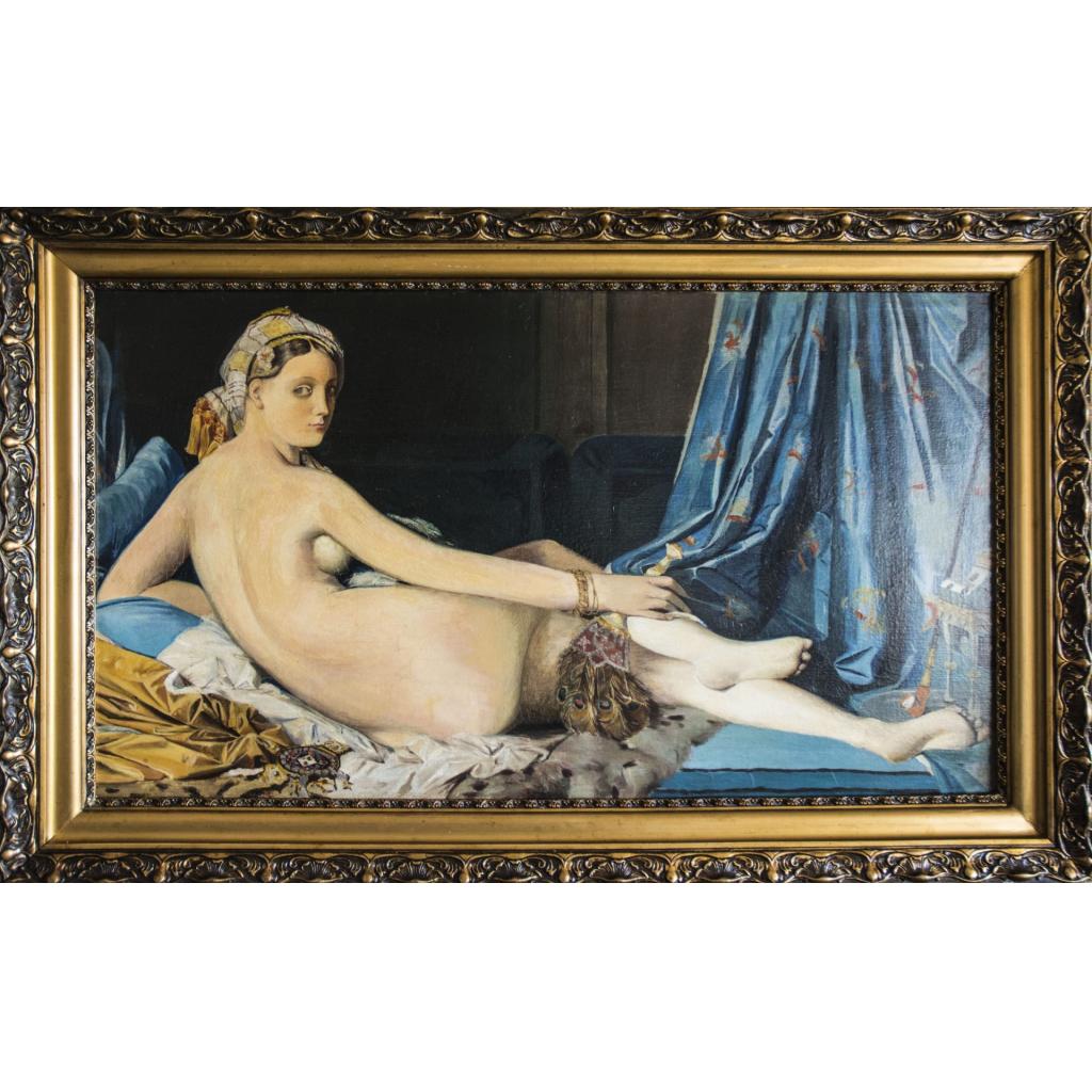 Grande Odalisque dupa Jean Auguste Dominique Ingres - imagine 2