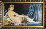 Grande Odalisque dupa Jean Auguste Dominique Ingres - imagine 2