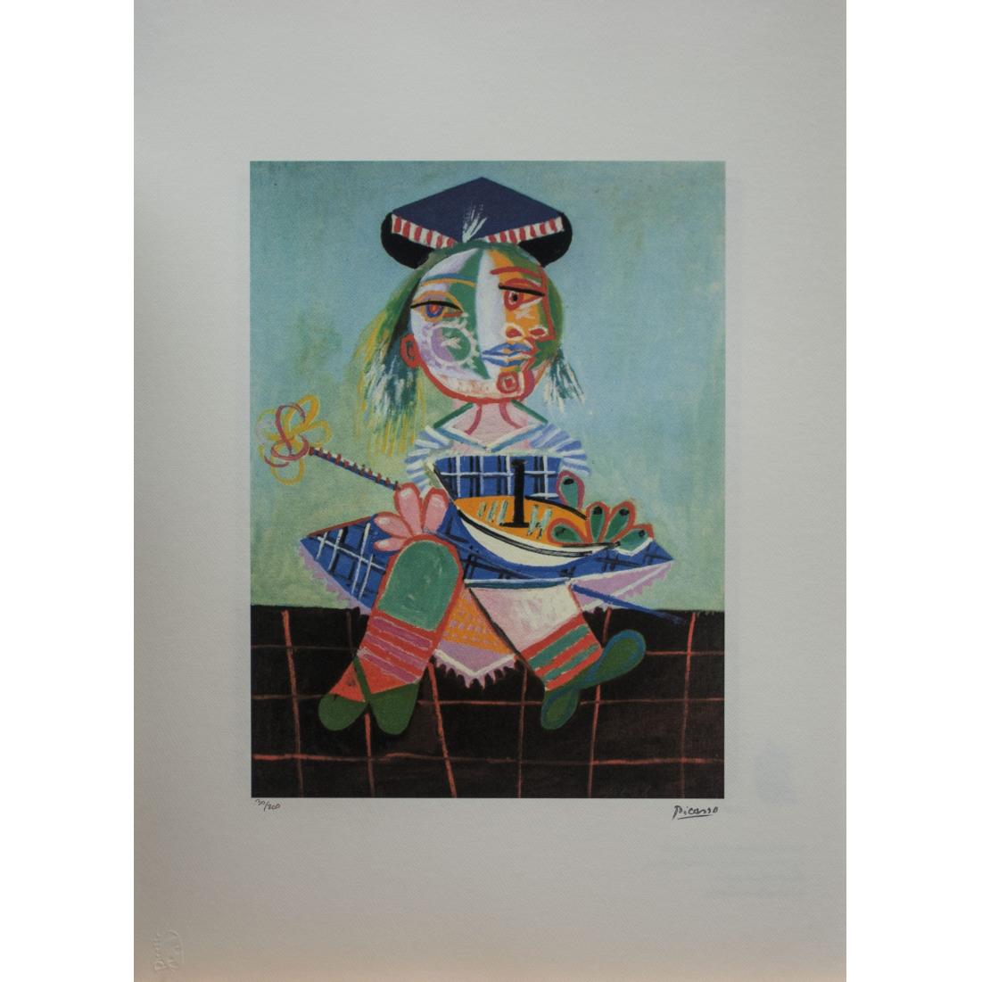 Fata cu barcă - Pablo Picasso