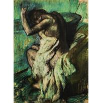 După baie - Edgar Degas