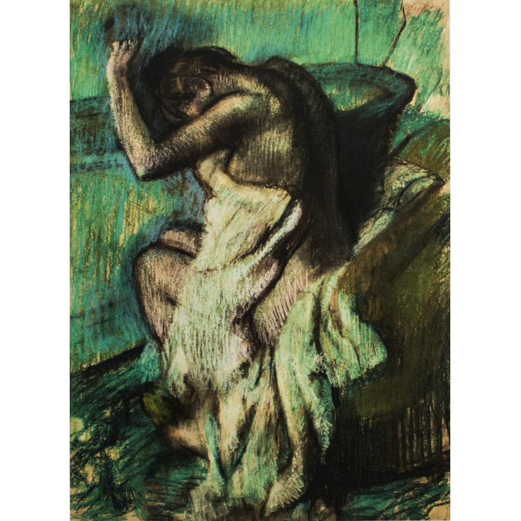 După baie - Edgar Degas