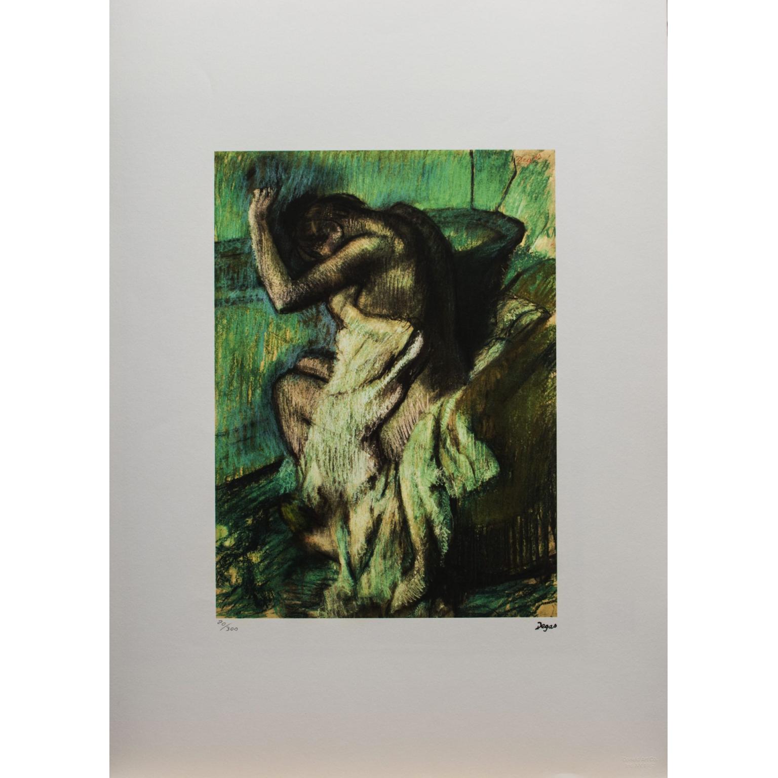 După baie - Edgar Degas