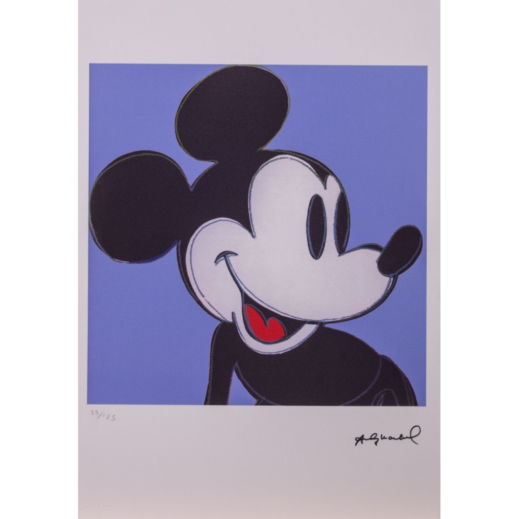Mickey blue - Andy Warhol