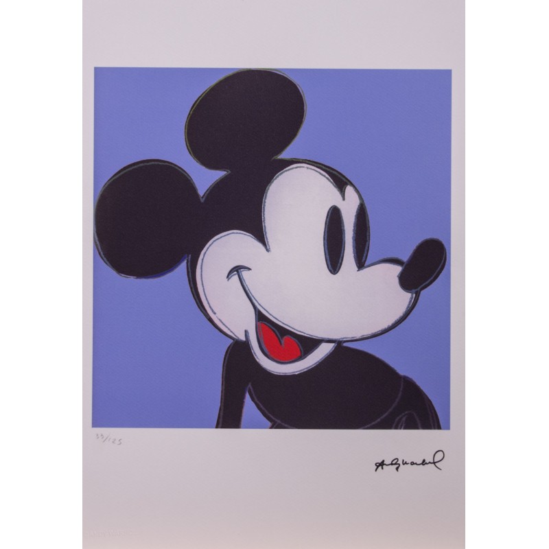 Mickey blue - Andy Warhol