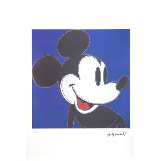 Mickey blue - Andy Warhol