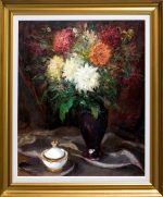 Vază cu flori - Georges Mărculescu