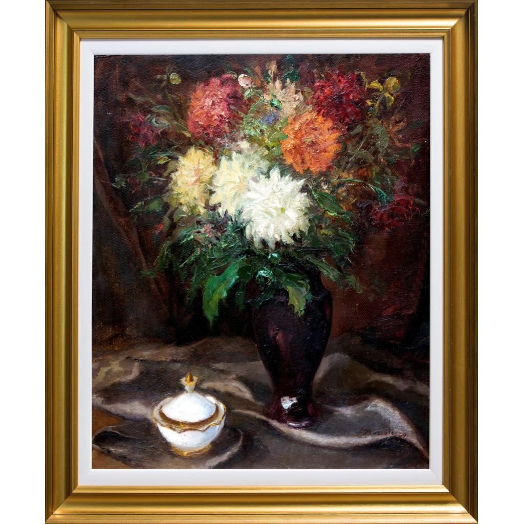 Vază cu flori - Georges Mărculescu