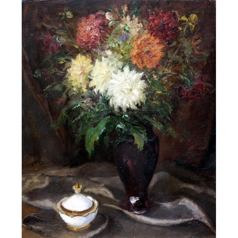 Vază cu flori - Georges Mărculescu