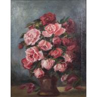 Vas cu trandafiri roșii - M.H. Georgescu