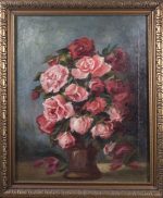 Vas cu trandafiri roșii - M.H. Georgescu - imagine 2