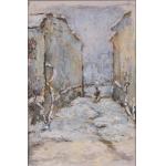 Stradă iarna - Alexandru Moser Padina