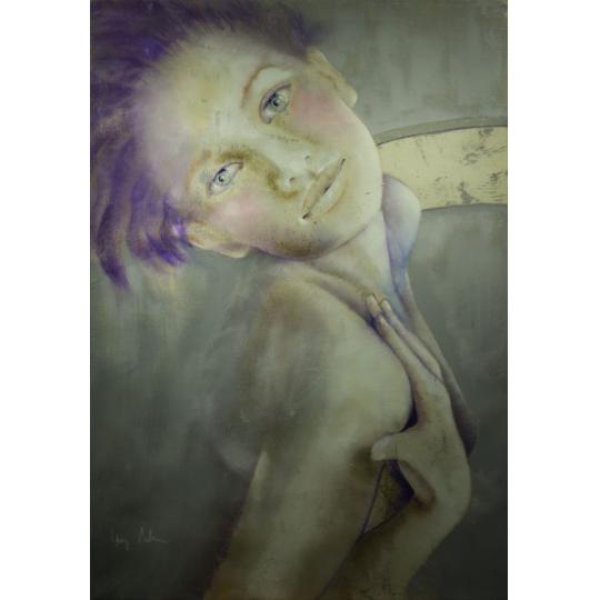Portret de femeie cu ochii verzi - Guy Patrier