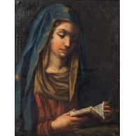 "Vierge a la lecture" - Secol 18 nesemnata