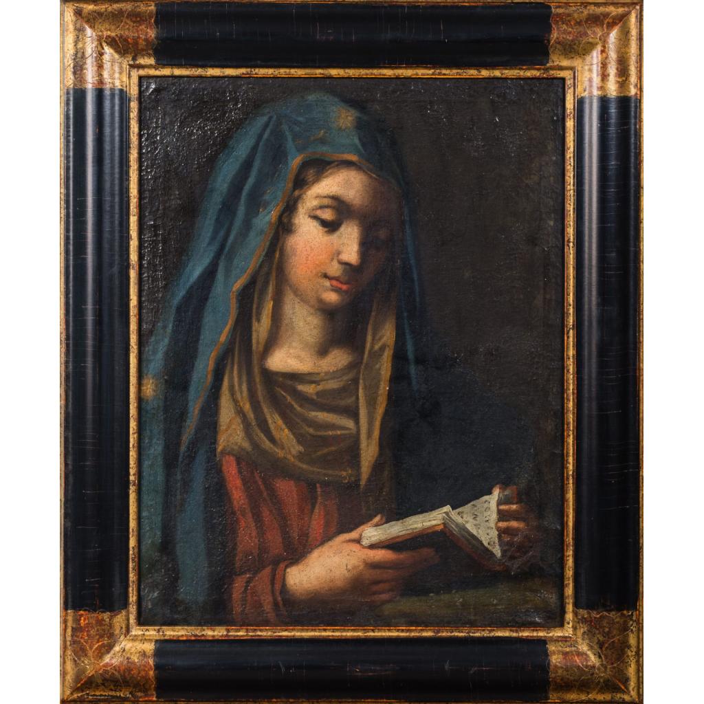 "Vierge a la lecture" - Secol 18 nesemnata