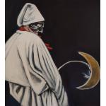 Pulcinella (pissing on the moon) - Bogdan Țigan