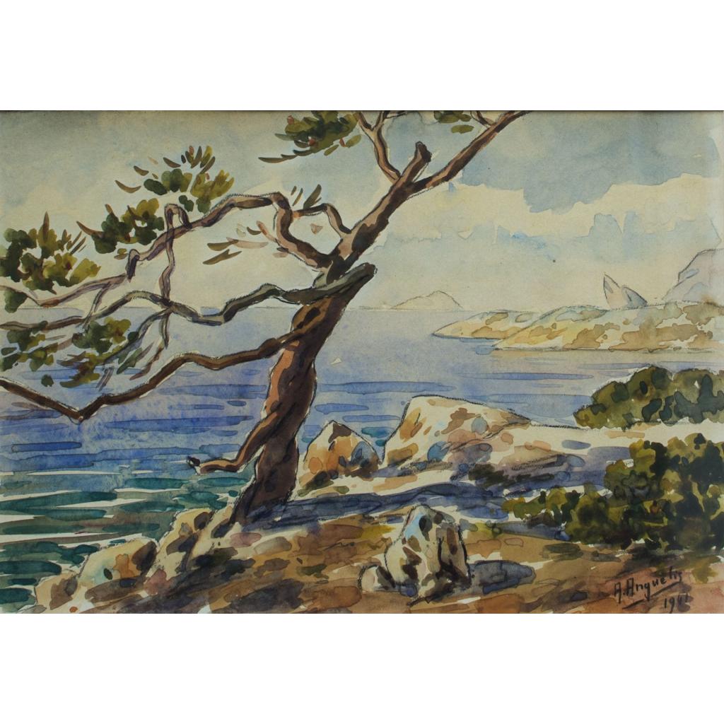 Peisaj la Marea Mediterană - A. Anguelis