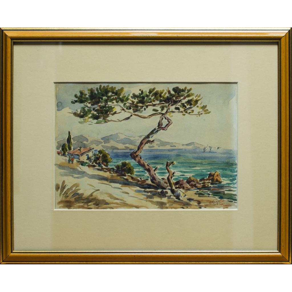 Peisaj la Marea Mediterană - A. Anguelis