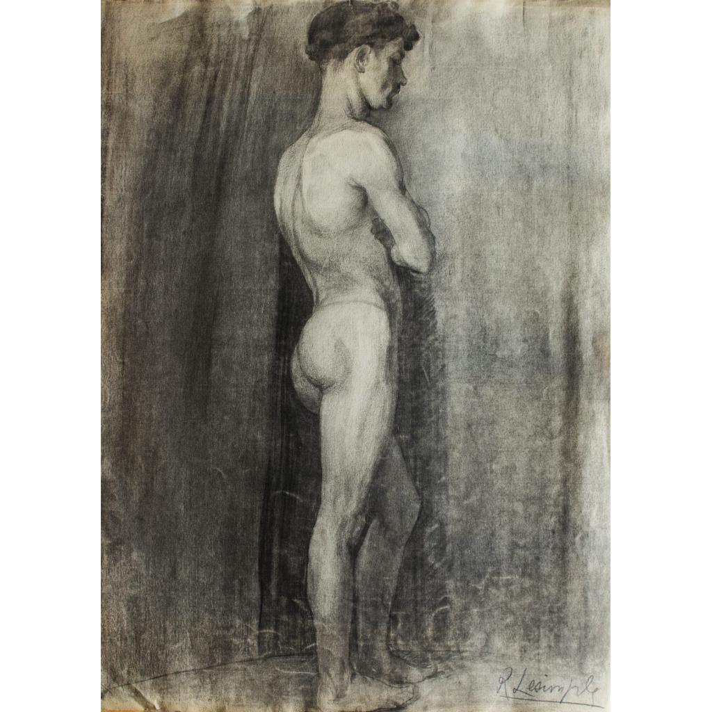 Nud bărbat - Pictor Neidentificat