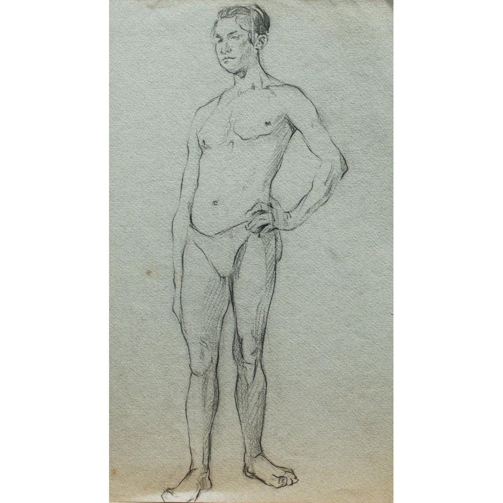 Studiu bărbat - Pictor Neidentificat