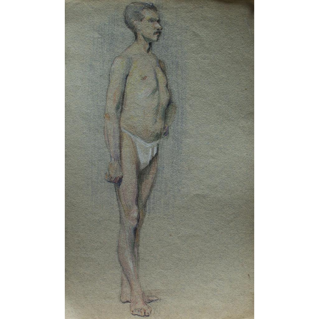 Studiu bărbat - Pictor Neidentificat