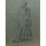 Studiu bărbat - Pictor Neidentificat