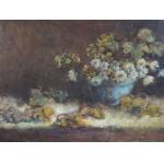 Flori in vas albastru - Bernard Merle