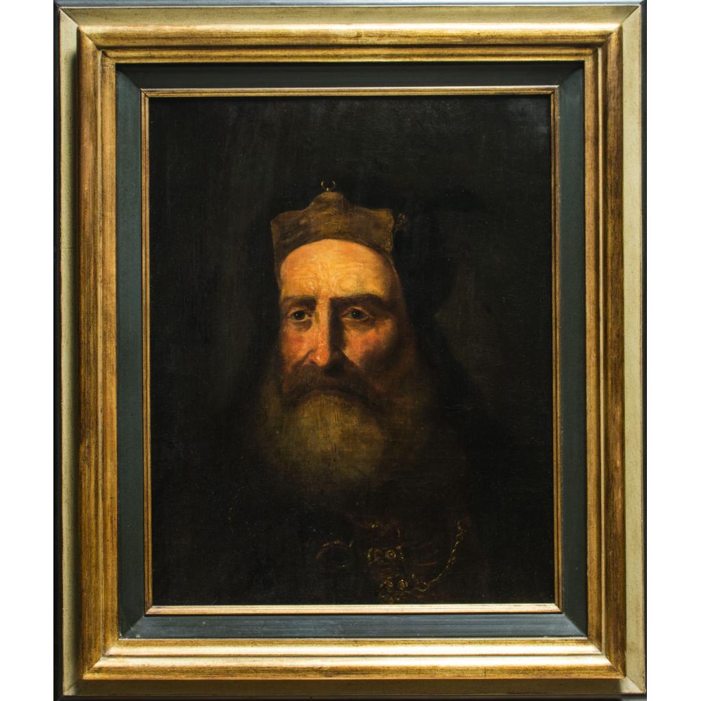 Portret de rabin - școala olandeză