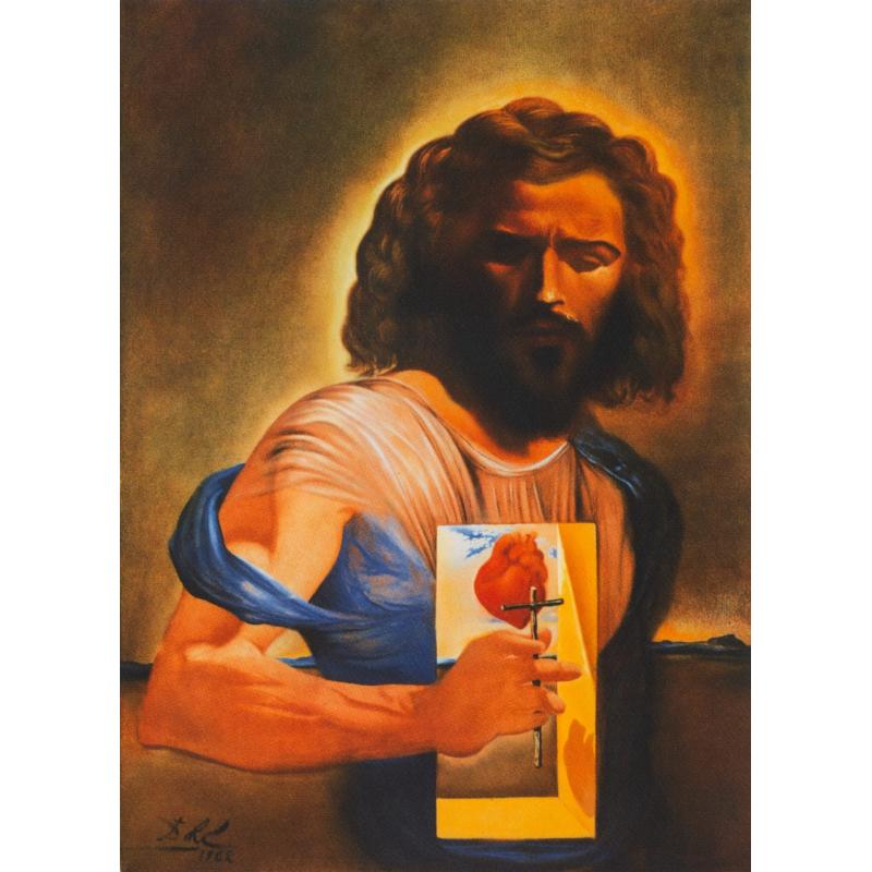Inima sfântă a lui Isus - Salvador Dali