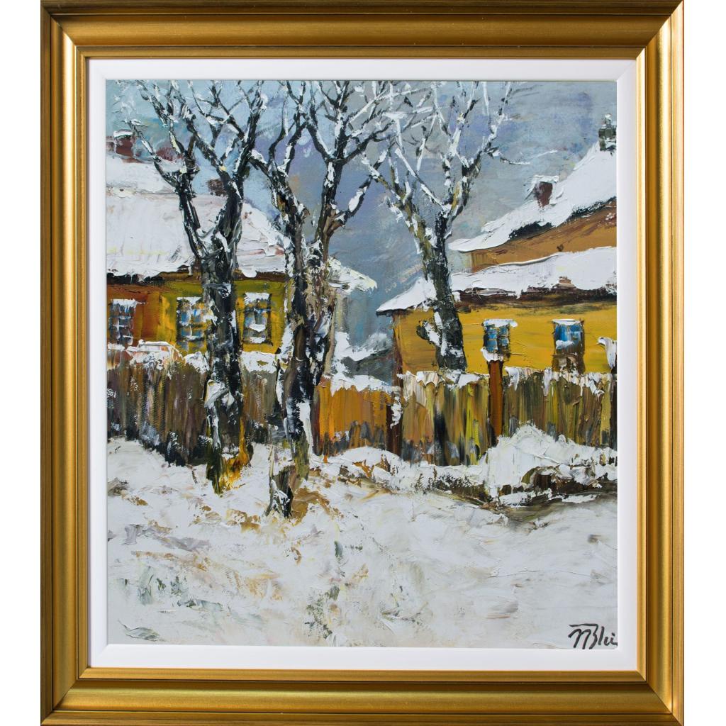 Stradă iarna - Nicolae Blei