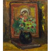 Flori lângă Icoană - Paul Verona