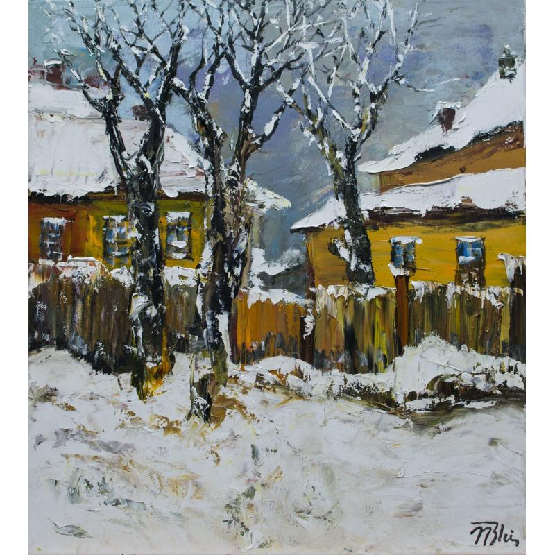 Stradă iarna - Nicolae Blei
