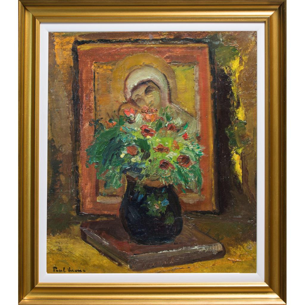 Flori lângă Icoană - Paul Verona