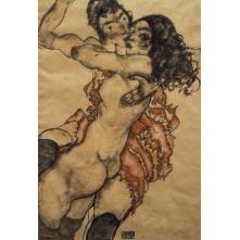 Două femei - Egon Schiele