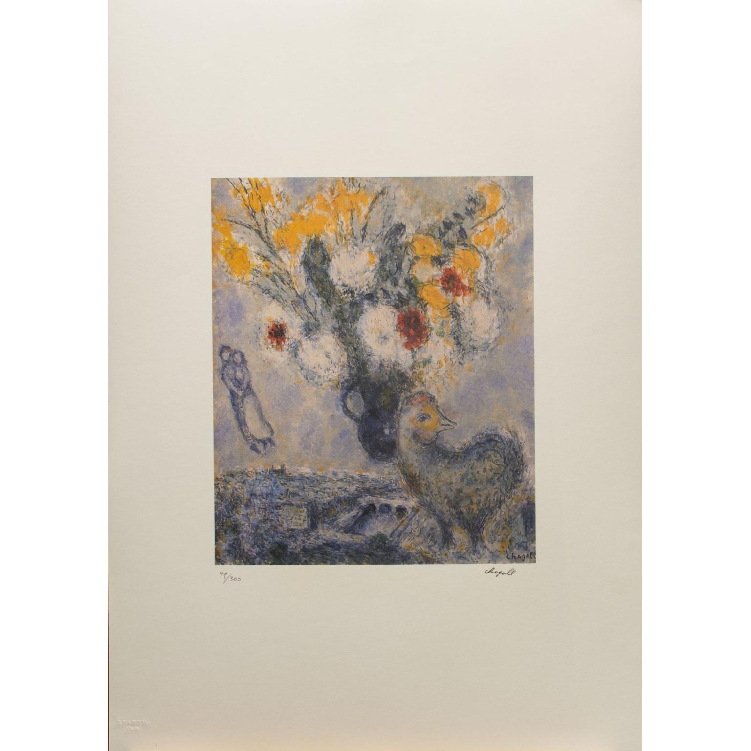 Buchet de flori - Marc Chagall